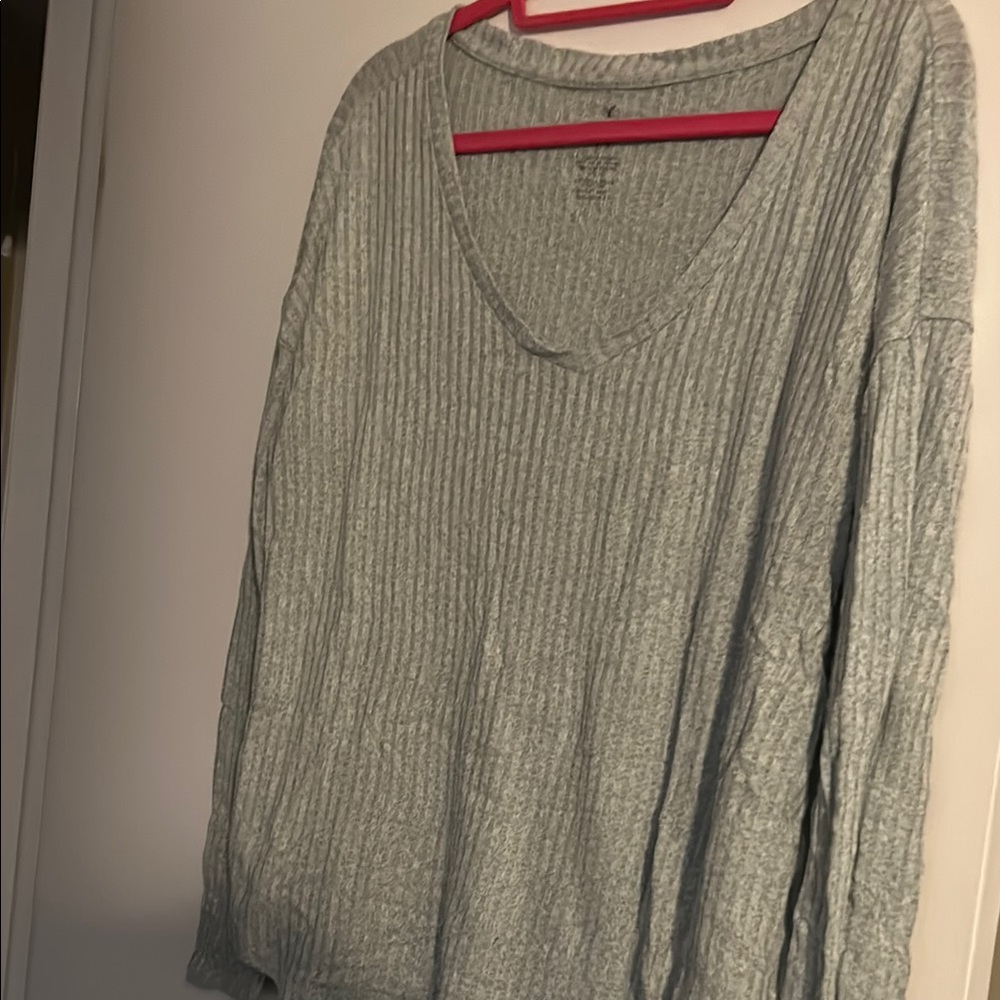 American Eagle, soft and sexy ribbed V-neck